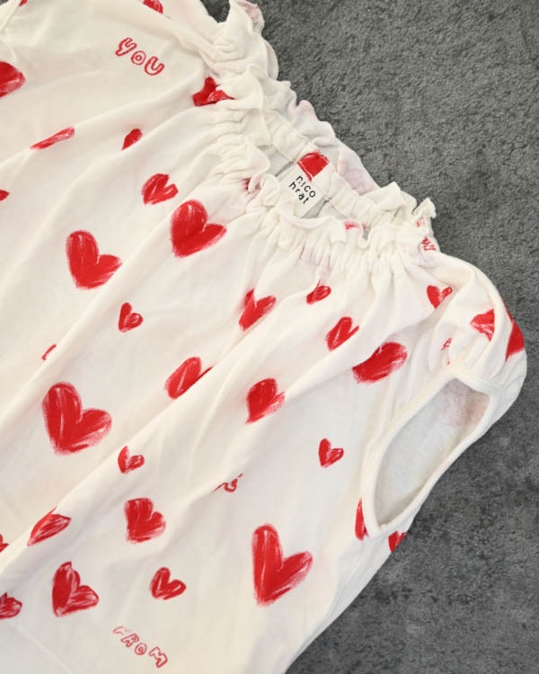 【26SS】ハート ワンピース / オフホワイト