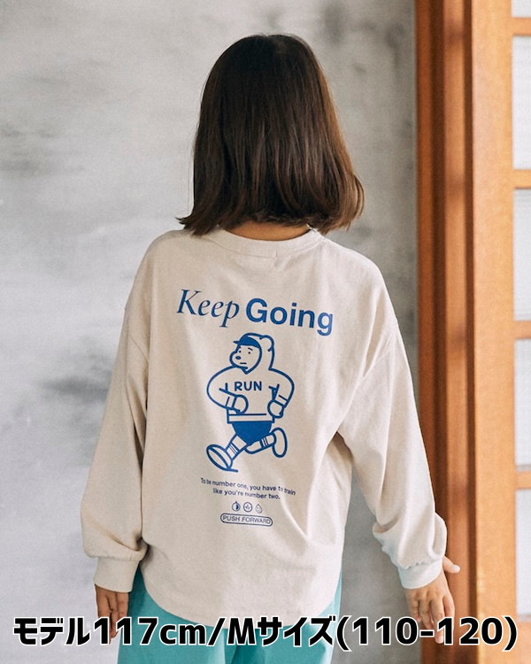 【ジェネレーター】Keep Going L/S Tシャツ / サンド