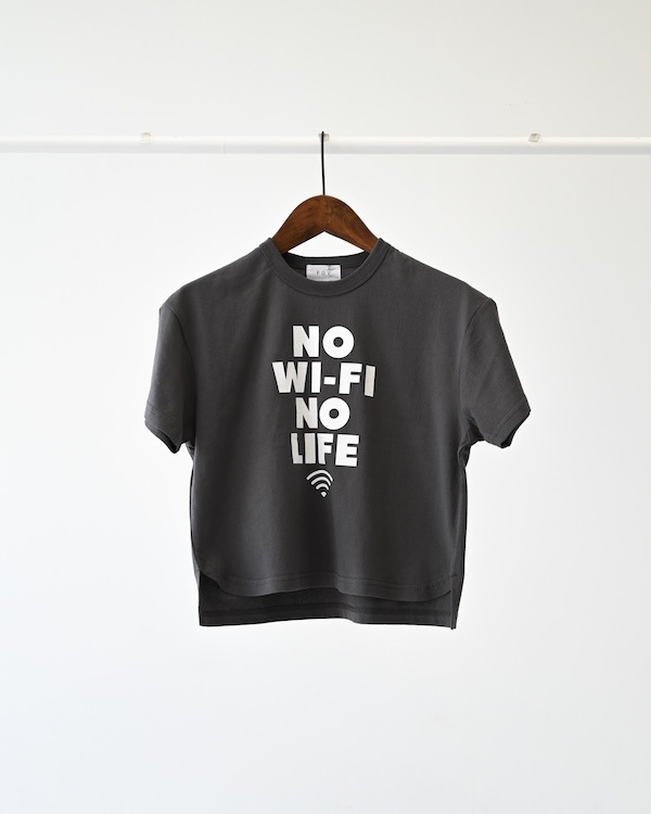 【フォブ】Wi-Fi Tシャツ / チャコールグレー