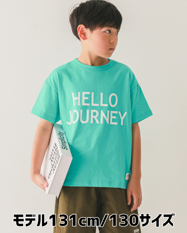 【ジーンズベー】HELLO JOURNEY Tシャツ / ブルー