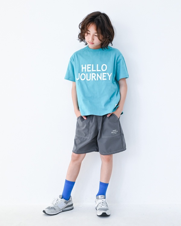 【ジーンズベー】HELLO JOURNEY Tシャツ / ブルー