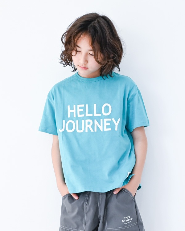 【ジーンズベー】HELLO JOURNEY Tシャツ / ブルー