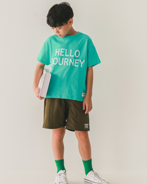 【ジーンズベー】HELLO JOURNEY Tシャツ / ブルー