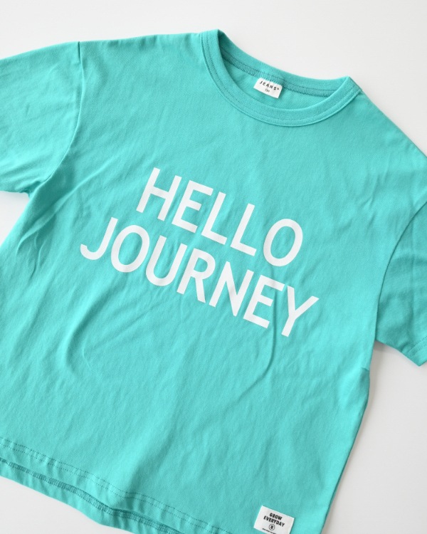 【ジーンズベー】HELLO JOURNEY Tシャツ / ブルー