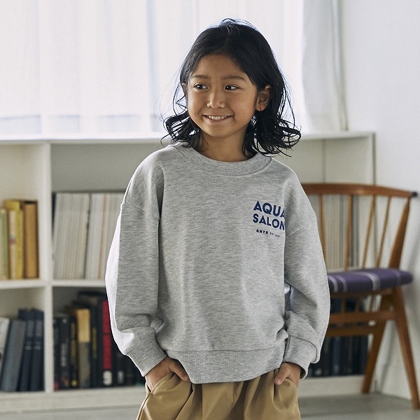 【25FW】AQUASALON トレーナー / 杢グレー