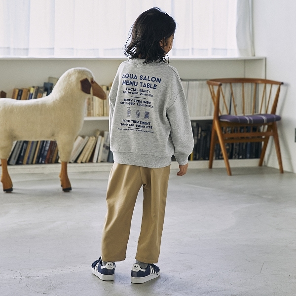 【25FW】AQUASALON トレーナー / 杢グレー