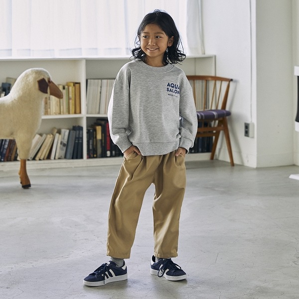 【25FW】AQUASALON トレーナー / 杢グレー
