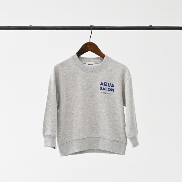 【25FW】AQUASALON トレーナー / 杢グレー