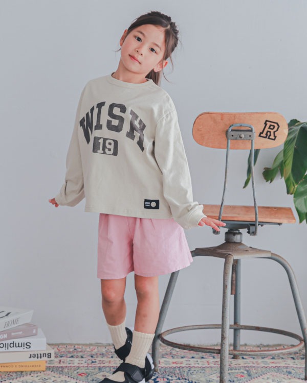 【ゼロスタンダード】WISHロングTシャツ / アイボリー