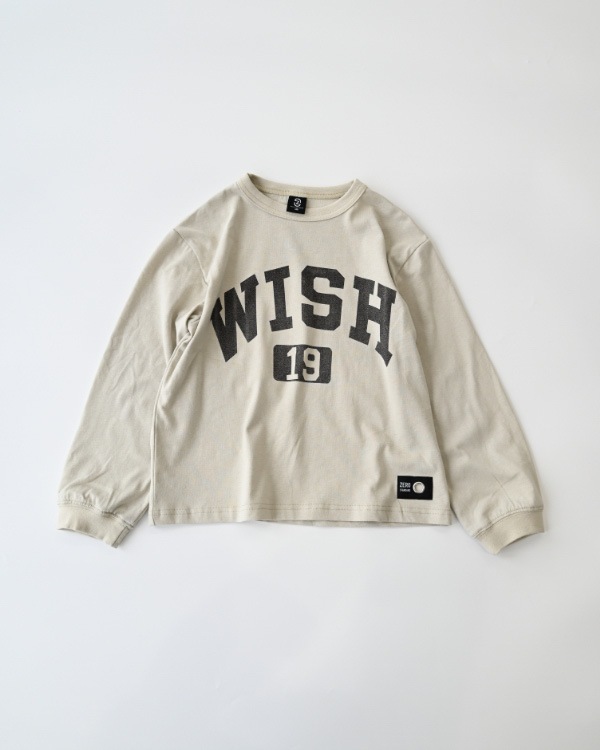 【ゼロスタンダード】WISHロングTシャツ / アイボリー