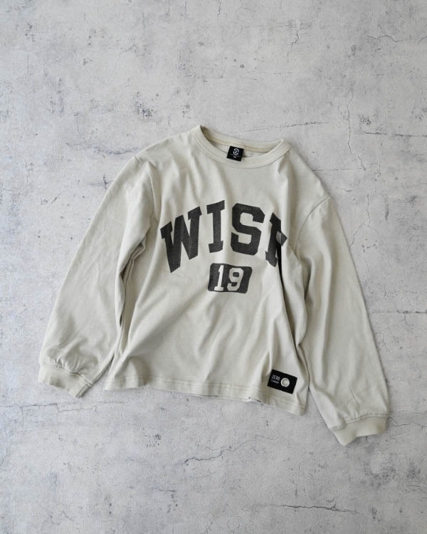 【ゼロスタンダード】WISHロングTシャツ / アイボリー