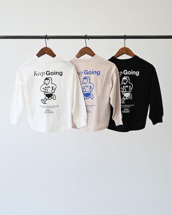 【ジェネレーター】Keep Going L/S Tシャツ / ブラック