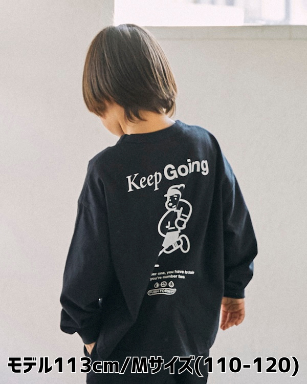 【ジェネレーター】Keep Going L/S Tシャツ / ブラック
