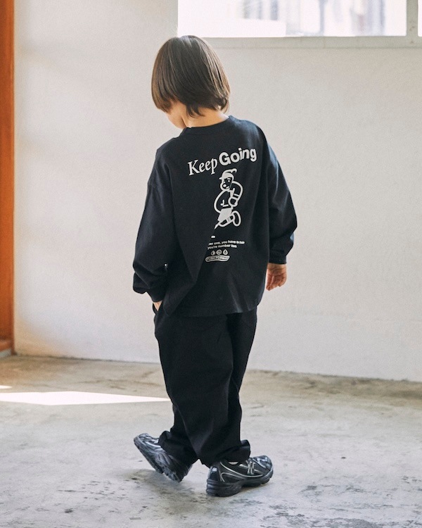 【ジェネレーター】Keep Going L/S Tシャツ / ブラック