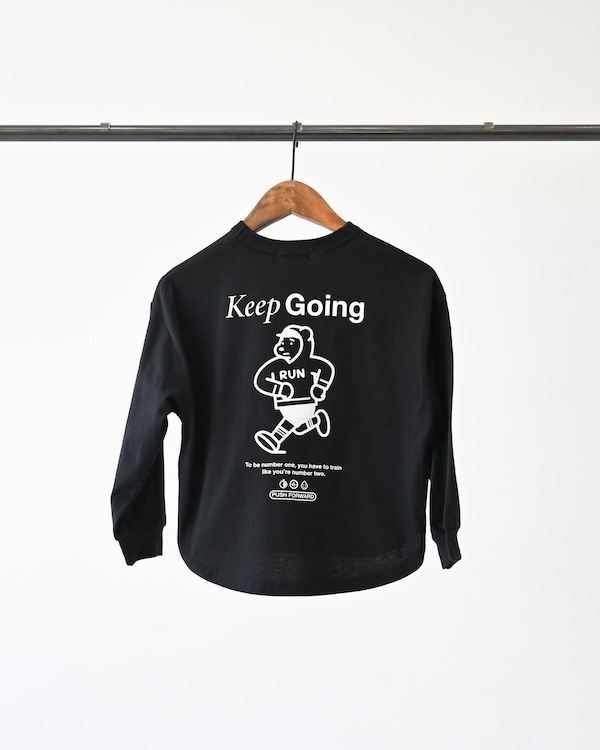 【ジェネレーター】Keep Going L/S Tシャツ / ブラック