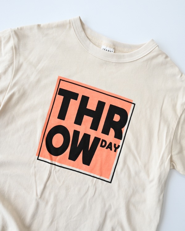 【ジーンズベー】THROW Tシャツ / アイボリー