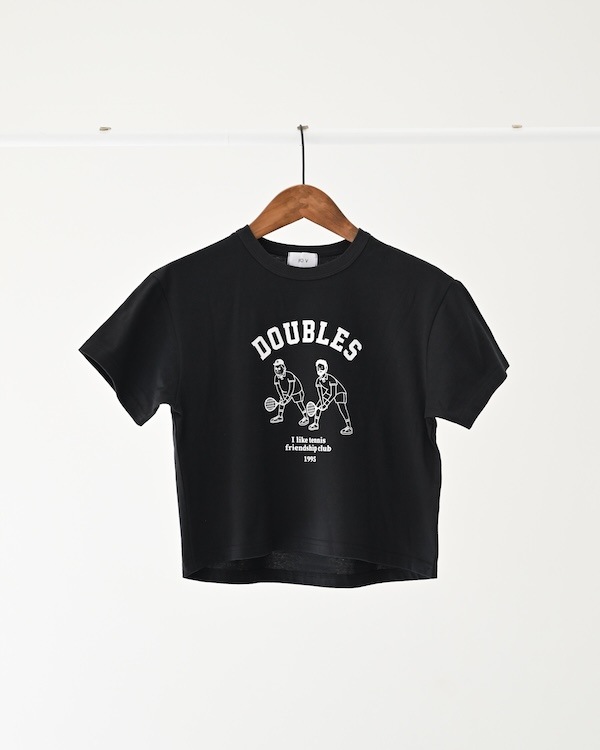 【フォブ】DOUBLES Tシャツ / ブラック  