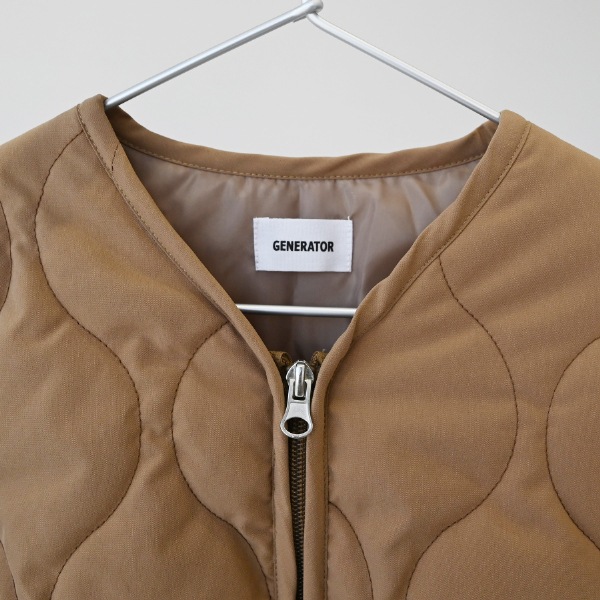 【25FW】キルティングジャケット / カーキ