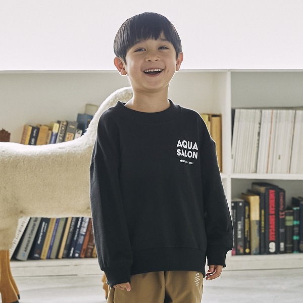 【25FW】AQUASALON トレーナー / ブラック