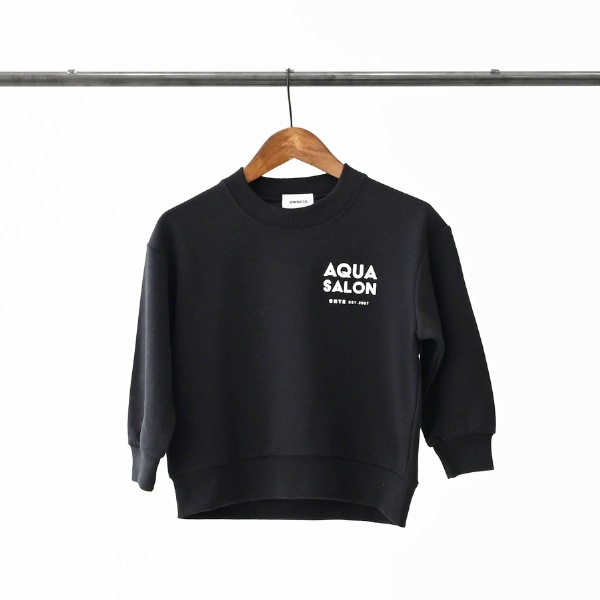 【25FW】AQUASALON トレーナー / ブラック