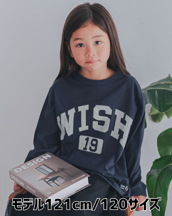 【ゼロスタンダード】WISHロングTシャツ / ネイビー