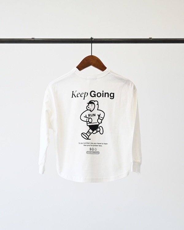 【ジェネレーター】Keep Going L/S Tシャツ / ホワイト