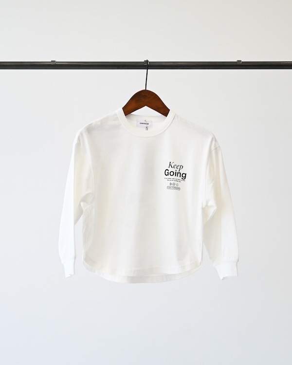 【ジェネレーター】Keep Going L/S Tシャツ / ホワイト