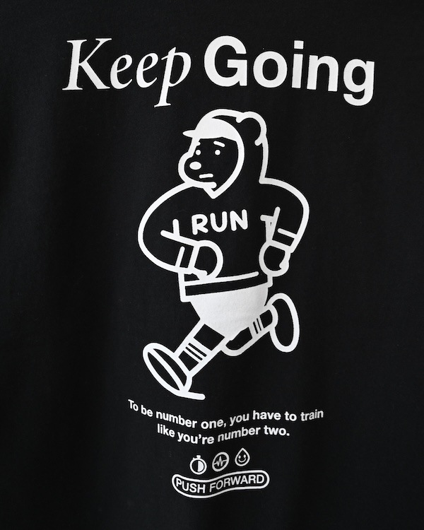 【ジェネレーター】Keep Going L/S Tシャツ / ホワイト
