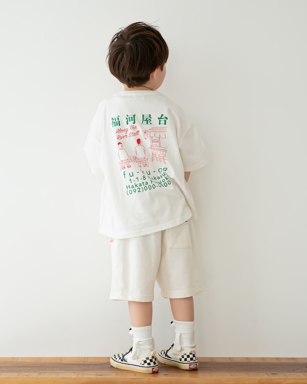 【フォブ】屋台 Tシャツ / ホワイト  