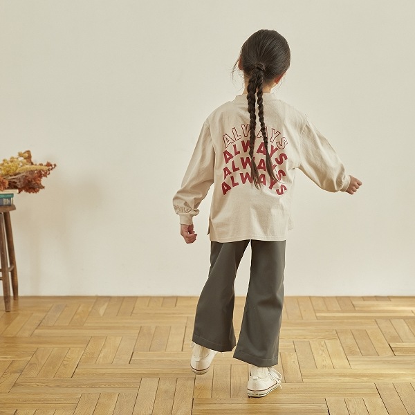 【25FW】NEVER L/S Tシャツ / サンド