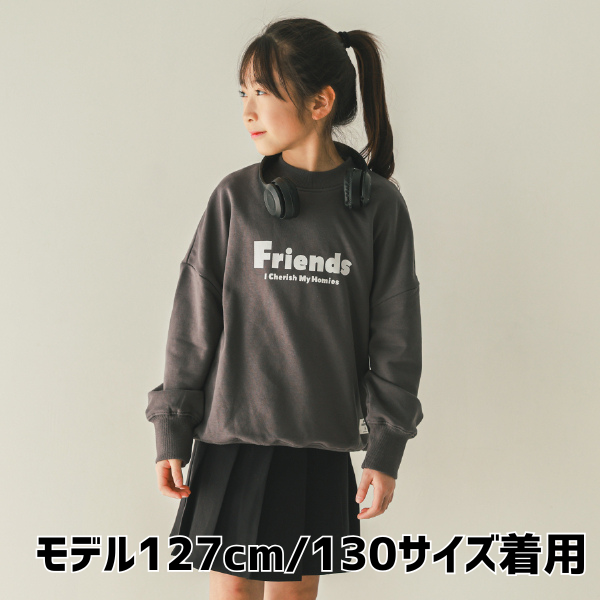 【25FW】FRIENDS トレーナー / チャコールグレー