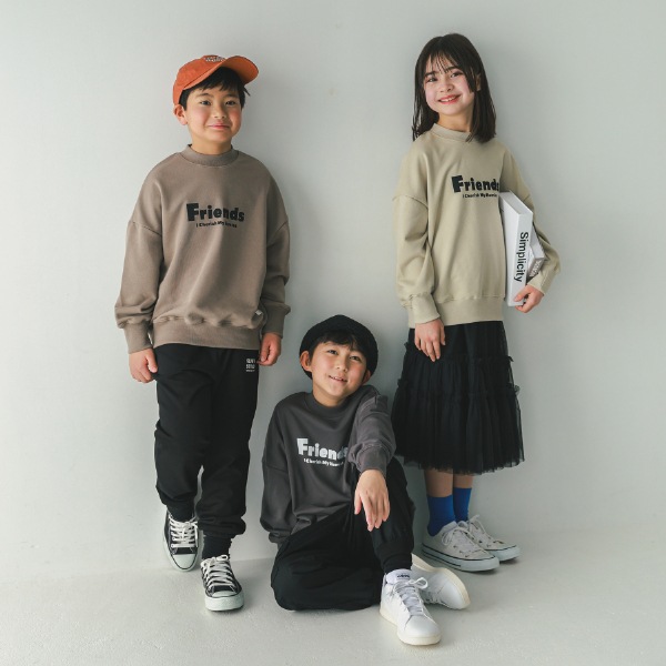 【25FW】FRIENDS トレーナー / チャコールグレー