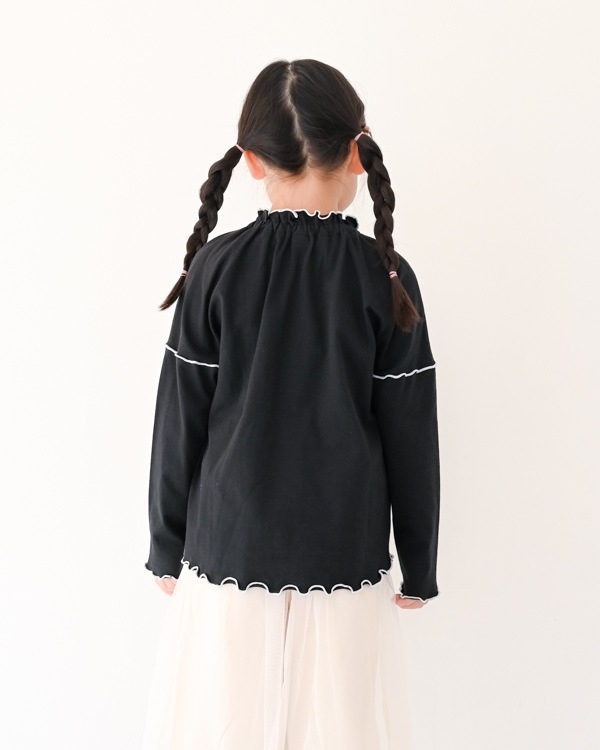 【エヌエイチティー】メローロングＴシャツ / ブラック