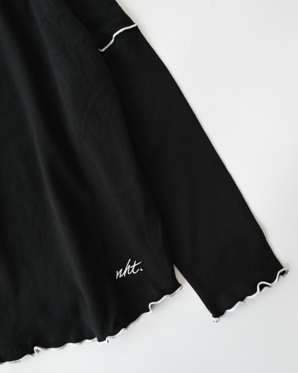 【エヌエイチティー】メローロングＴシャツ / ブラック