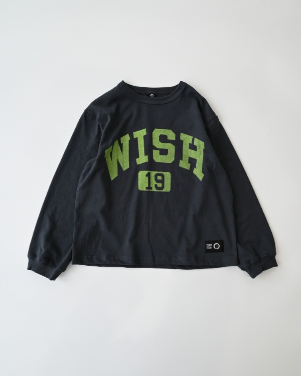 【26PS】WISHロングTシャツ / チャコールグレー
