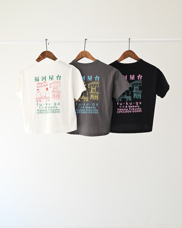 【フォブ】屋台 Tシャツ / チャコールグレー  