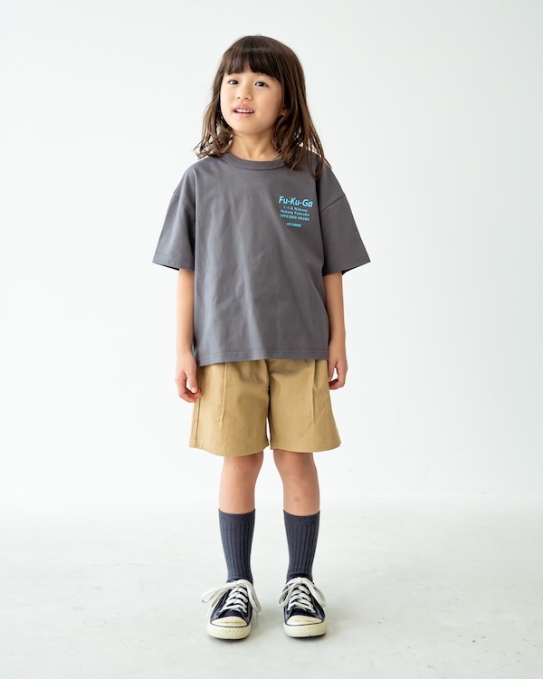 【フォブ】屋台 Tシャツ / チャコールグレー  