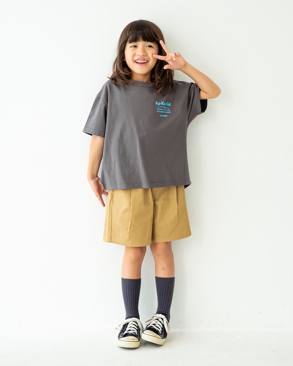 【フォブ】屋台 Tシャツ / チャコールグレー  