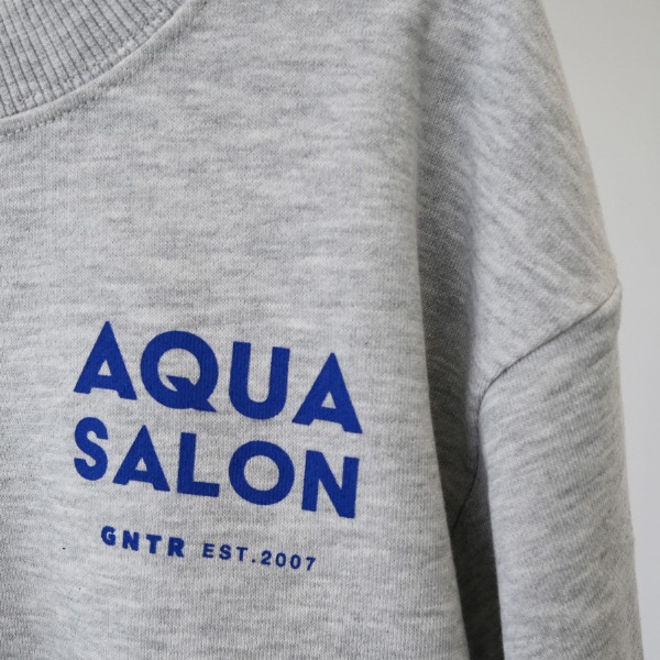 【25FW】AQUASALON トレーナー / 杢グレー