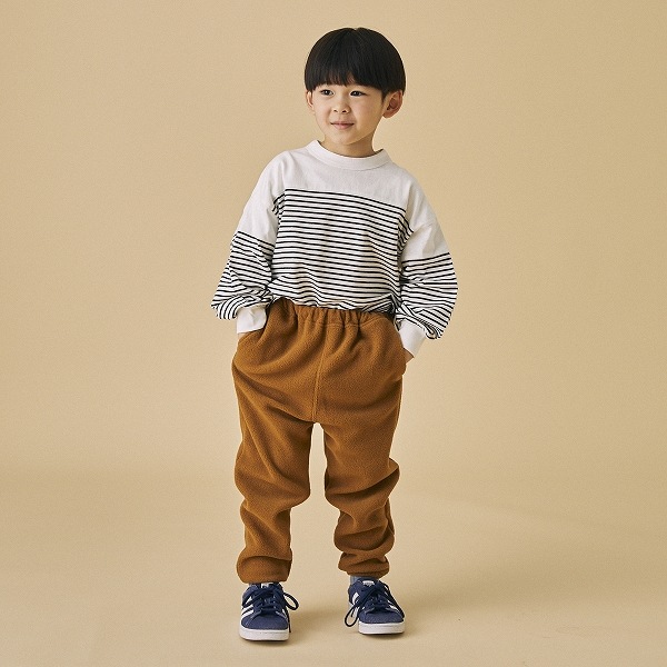 【25FW】フリースロングパンツ / キャメル