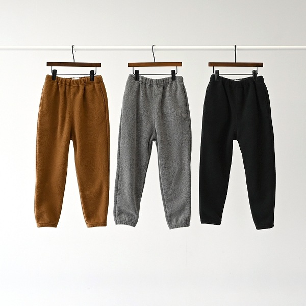 【25FW】フリースロングパンツ / キャメル