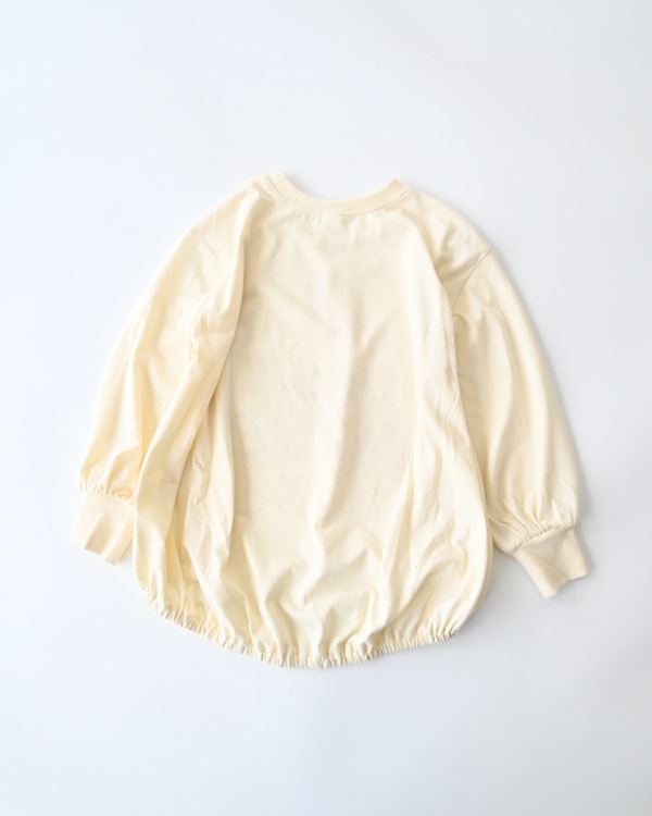 【26PS】LILYスリットロングＴシャツ / アイボリー