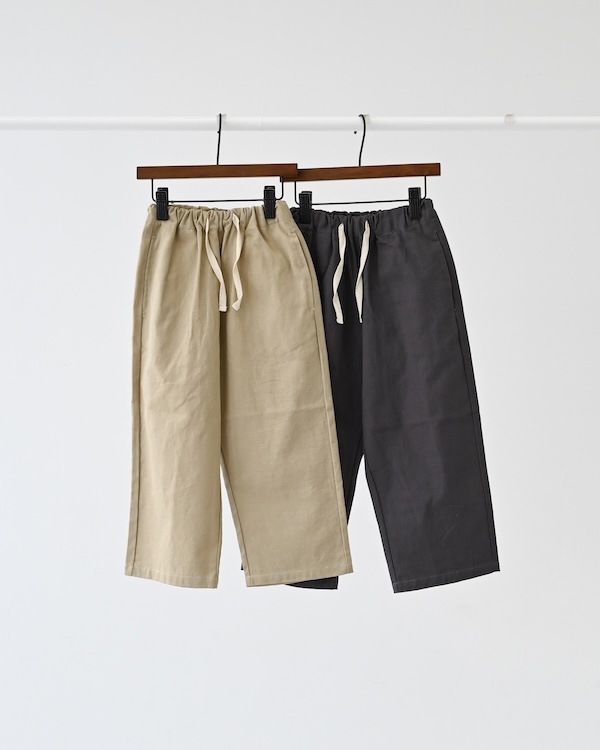 【フォブ】イージーパンツ / チャコールグレー