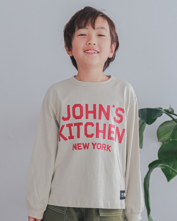 【26PS】JOHN'SロングＴシャツ / アイボリー