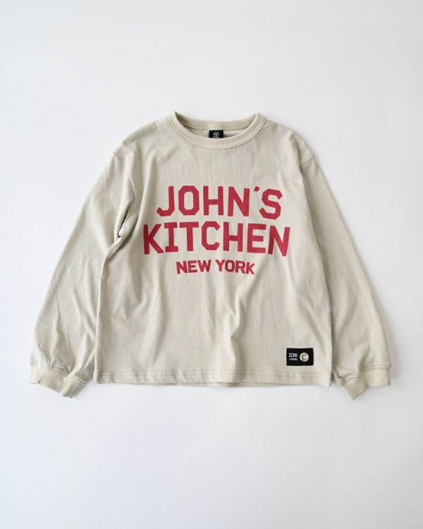【26PS】JOHN'SロングＴシャツ / アイボリー