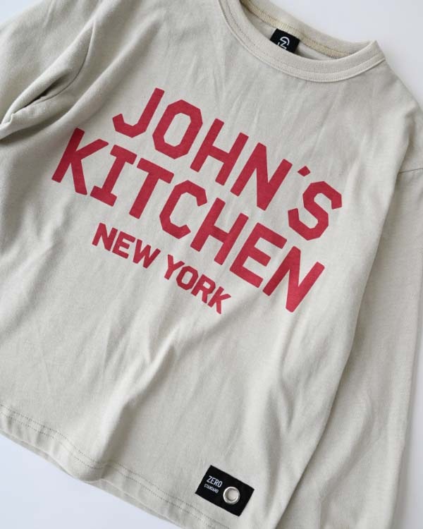 【26PS】JOHN'SロングＴシャツ / アイボリー