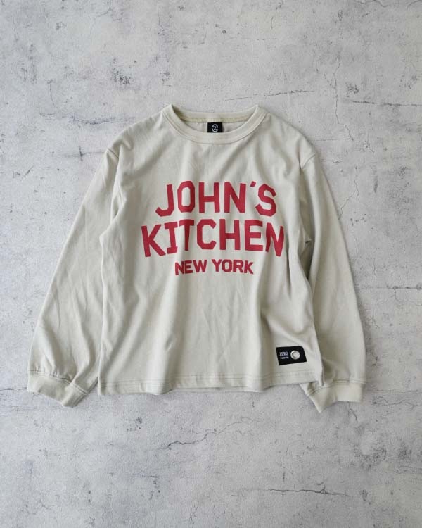 【26PS】JOHN'SロングＴシャツ / アイボリー