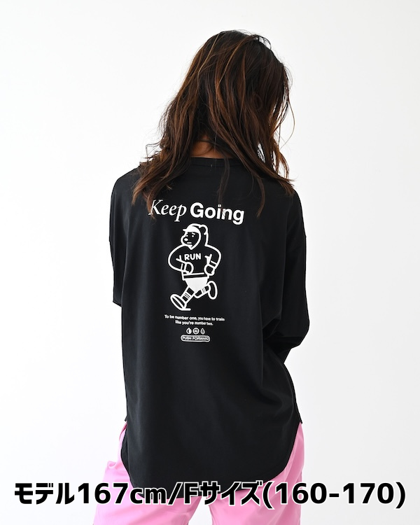 【ジェネレーター】Keep Going L/S Tシャツ / ブラック
