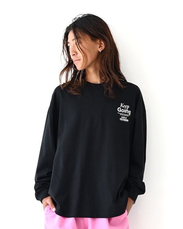 【ジェネレーター】Keep Going L/S Tシャツ / ブラック