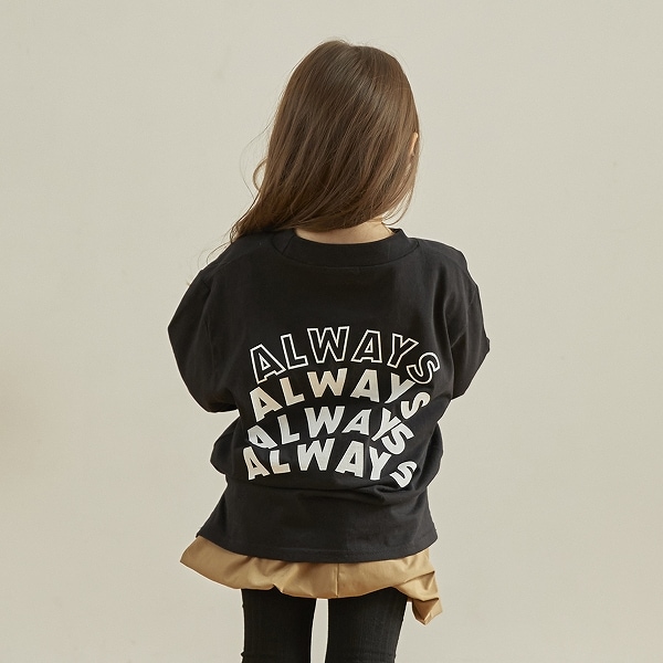 【25FW】NEVER L/S Tシャツ / ブラック